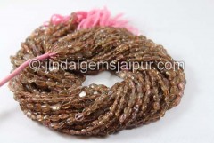 Pink Andalusite Smooth Oval Beads